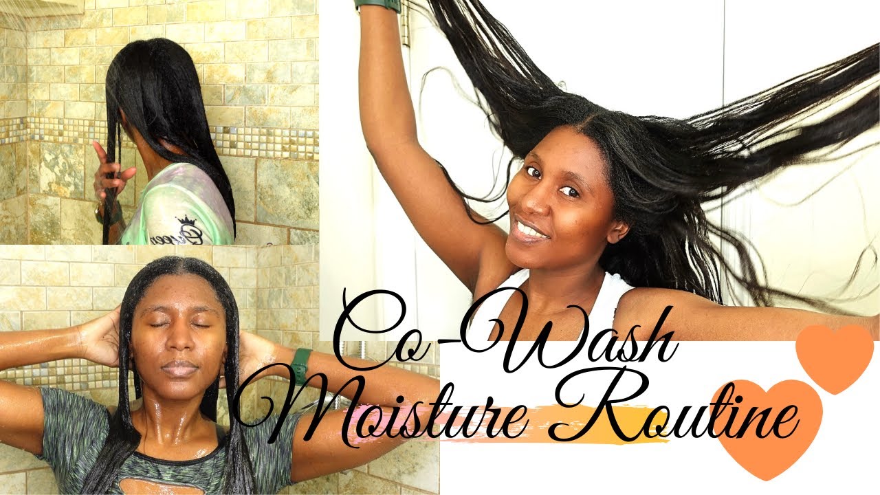 MORE HAIR MOISTURE with My CO-WASH Routine | DRY WINTER 2022 | Relaxed Hair Care