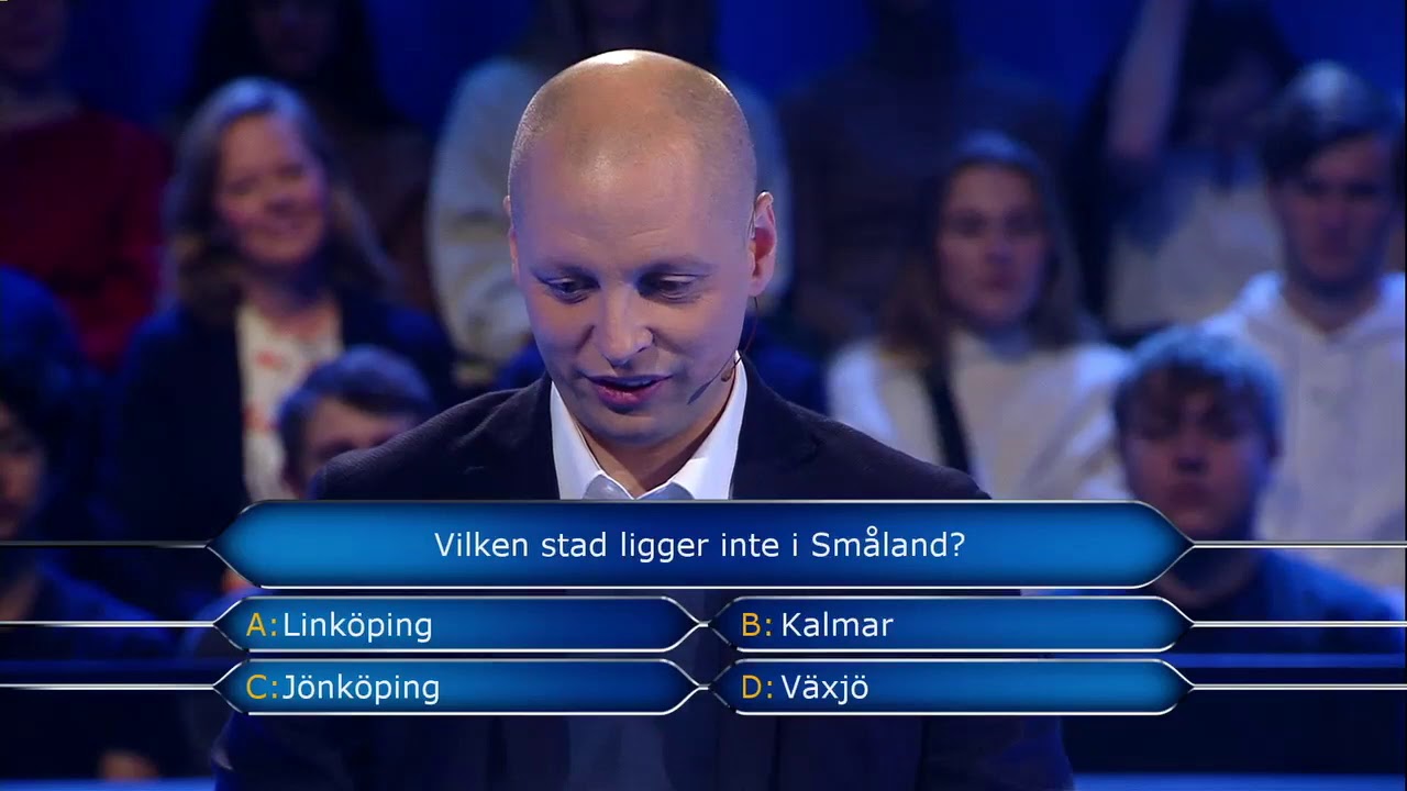 Vilken stad ligger inte i Småland? - Postkodmiljonären
