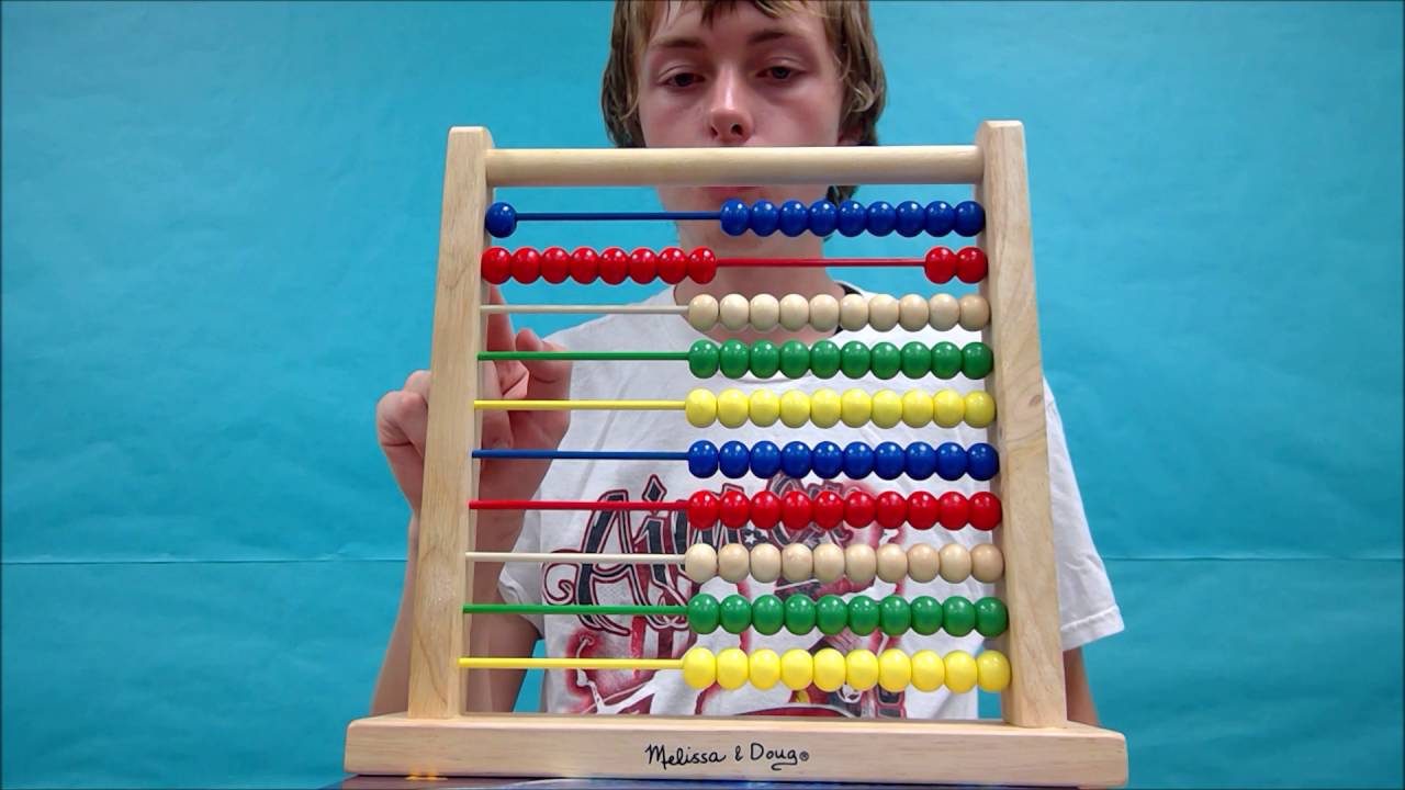How to use a 100 bead abacus-Double Digit Multiplication