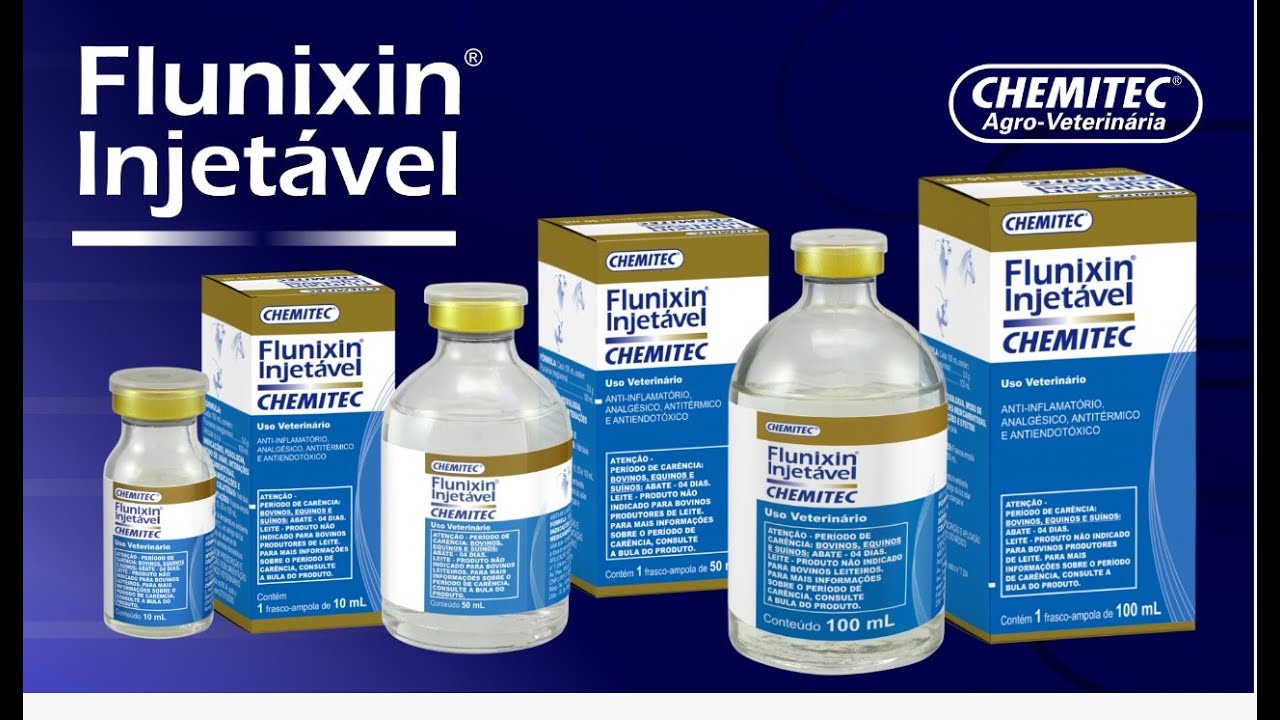 Anti-inflamatório Flunixin Injetável | Chemitec®