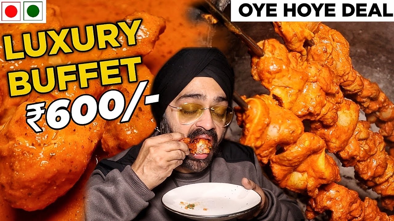 600 Rs Unlimited Food Luxurious Buffet Restaurant in Punjabi Bagh, New Delhi