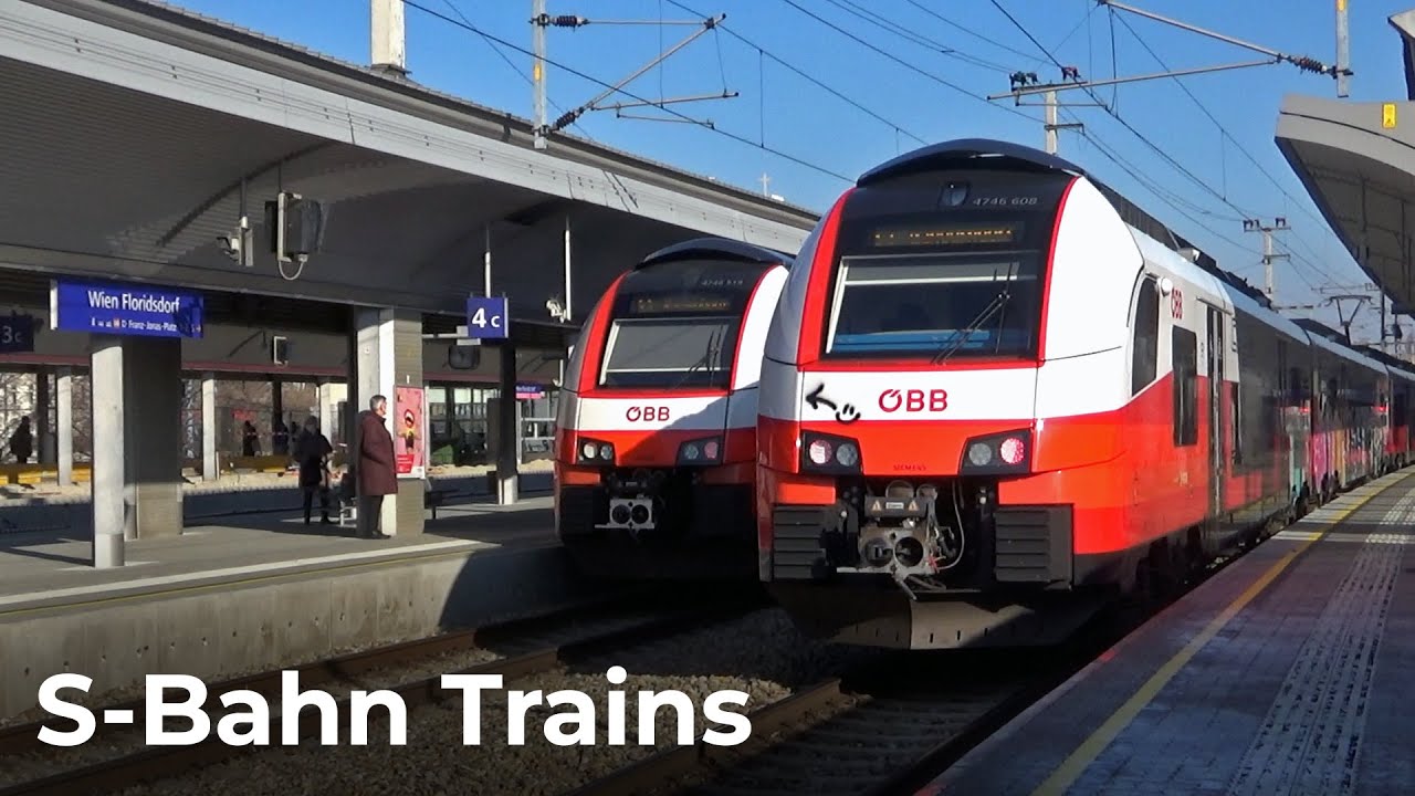 Austrian Trains Vlog #28 - S-Bahn Trains at Wien Floridsdorf in Vienna (07.02.2023)
