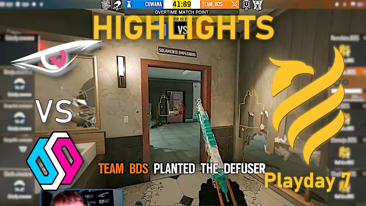 BDS vs Cowana - HIGHLIGHTS - Playday 7 - EUL 2021 Stage 3 - R6 Esport