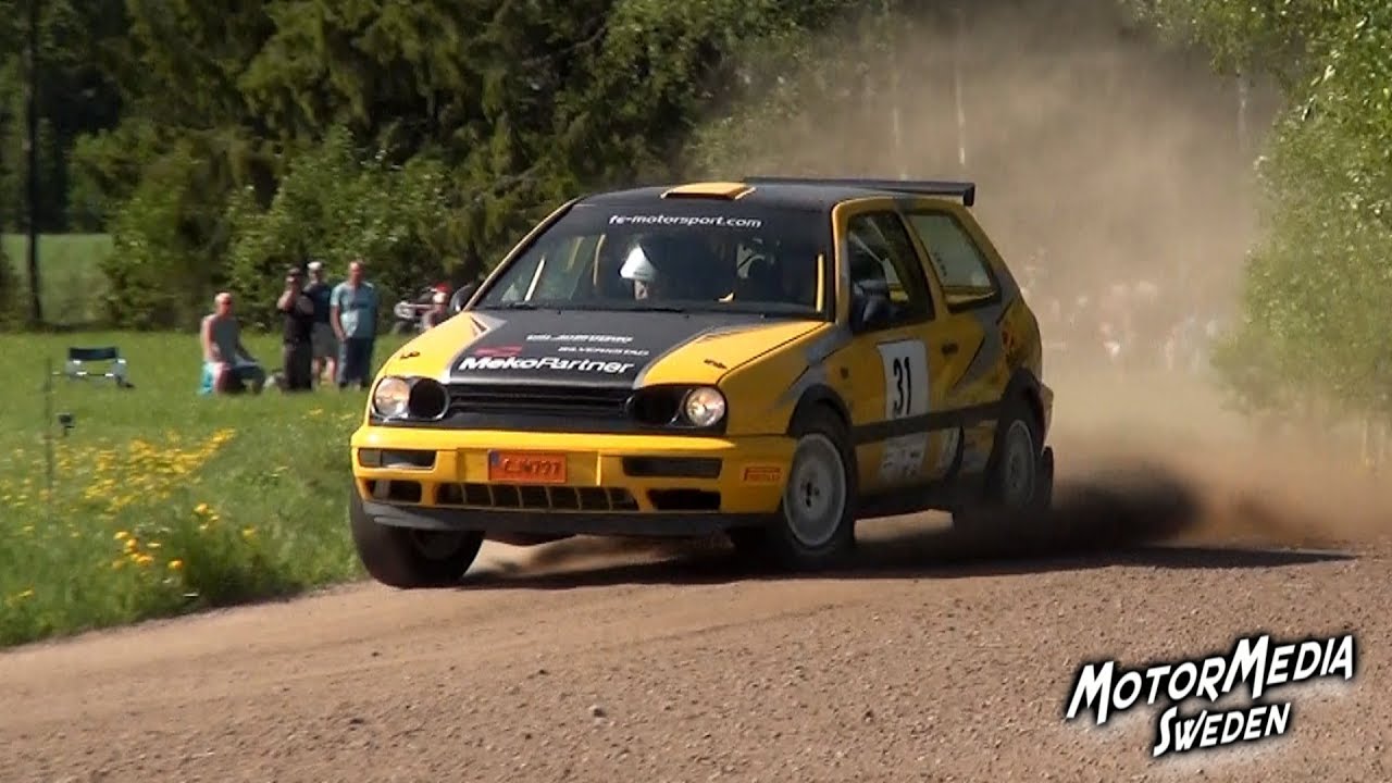 Rally Biltema 2018 - Fredrik Eriksson, VW Golf MK III