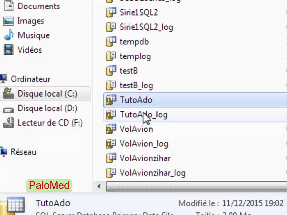 Comment Attacher et d&eacute;tacher la base de donner en Sql Server