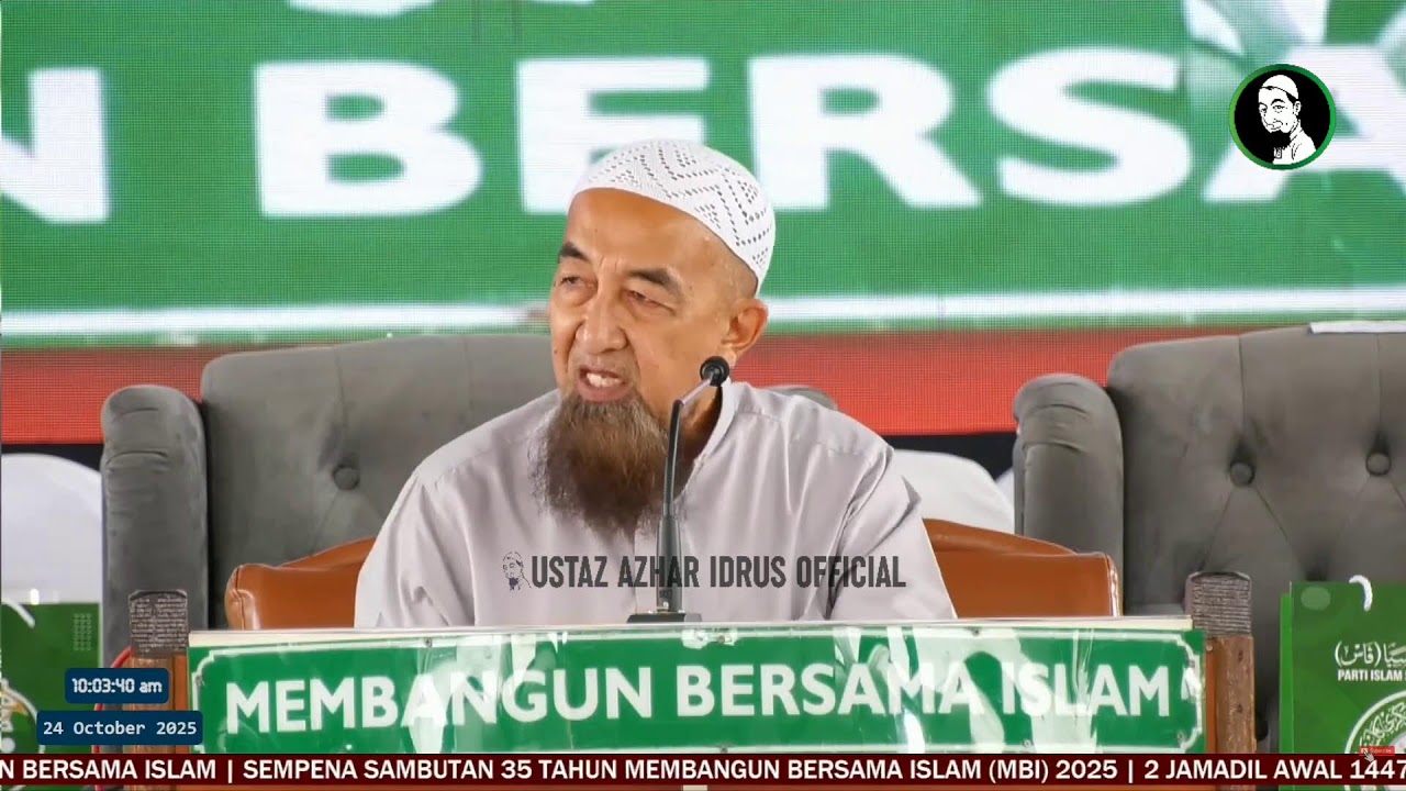 🔴LiveUAI 24/10/2025 Kuliah Dhuha 70 Tahun Pas Kelantan - Ustaz Azhar Idrus
