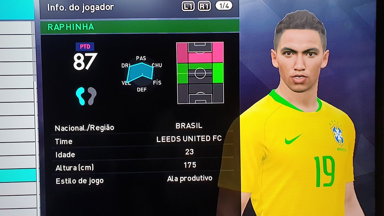 Cópia de base RAPHINHA PES 2018