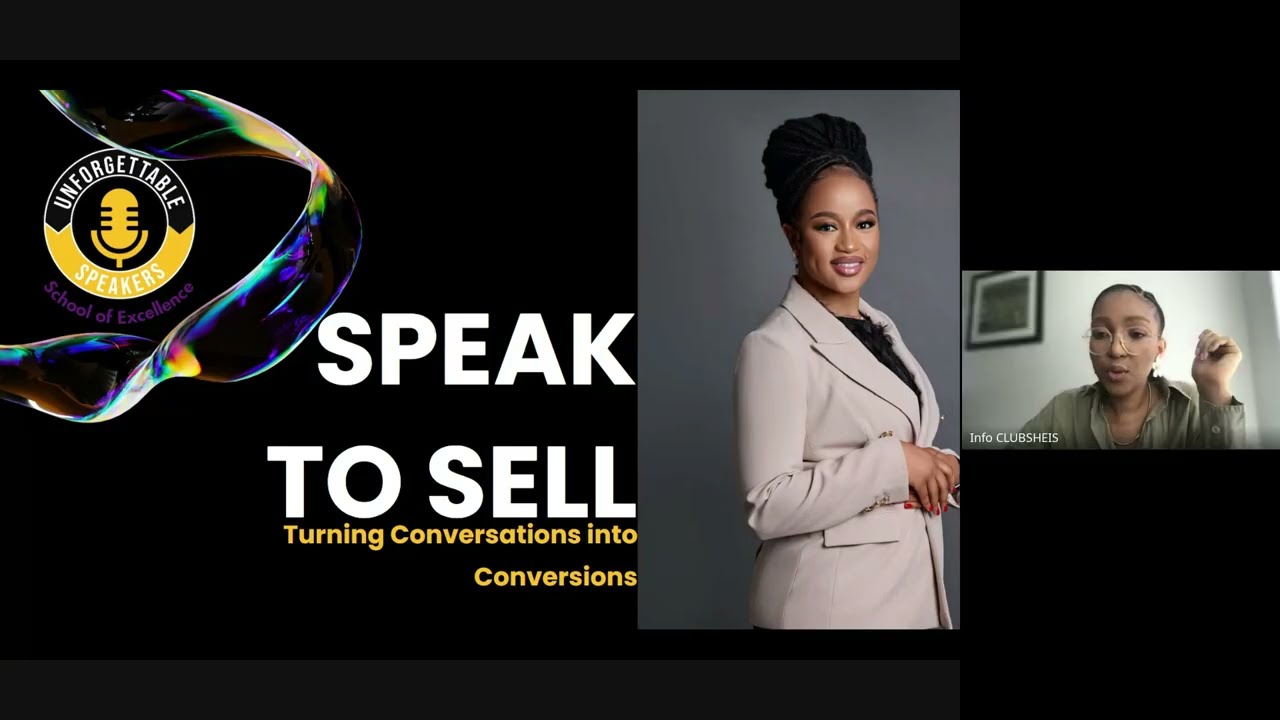 Lunch & Learn : Palesa - How to speak to sell