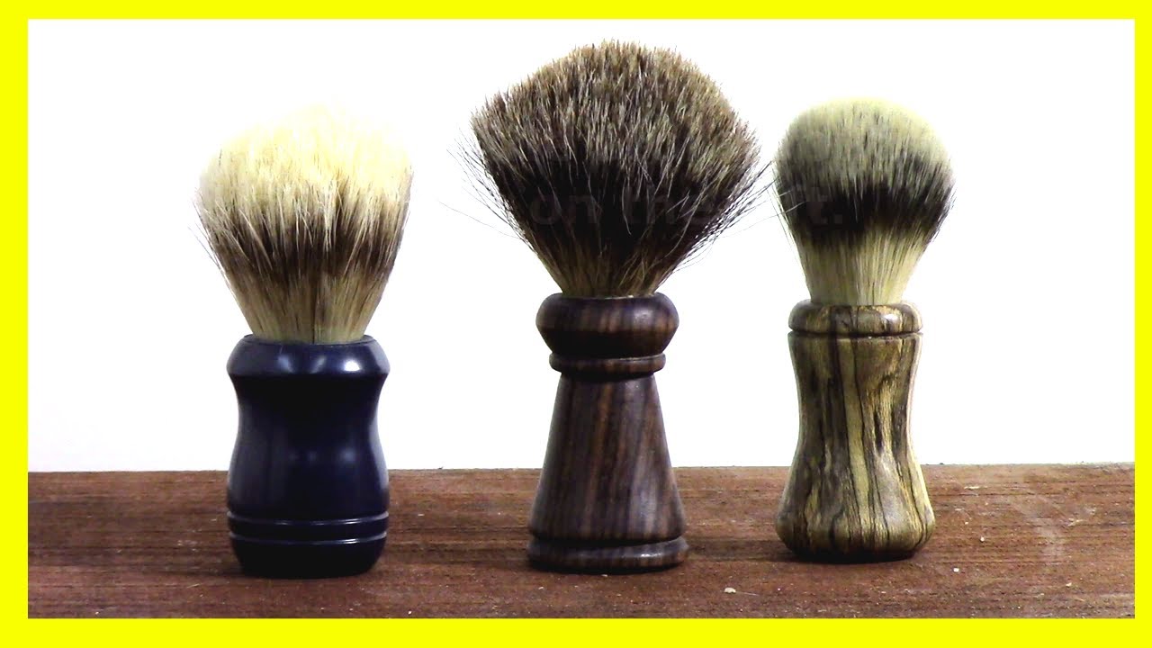 Turn a Shaving Brush - Woodturning   👍👍