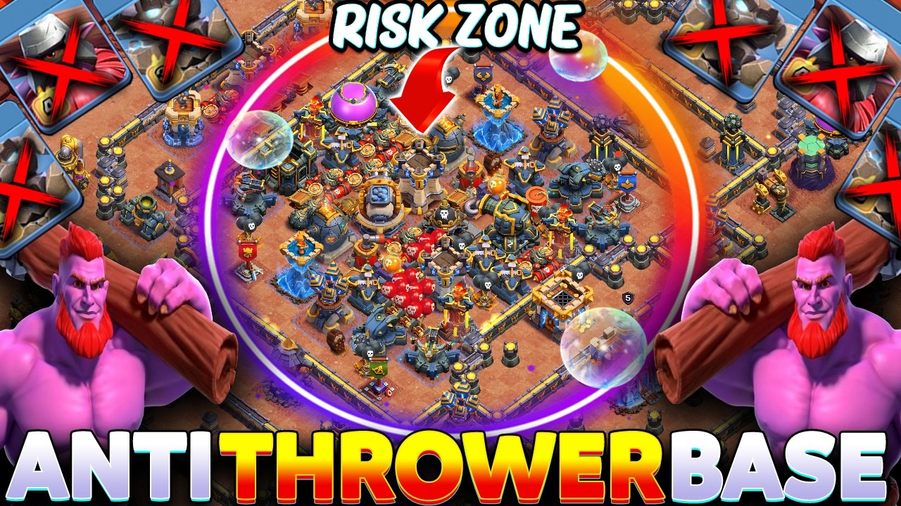 ANTI THROWER & METEOR GOLEM  TH18 UNSANE BASE LINK | NEW TH18 WAR & LEGEND BASE WITH COPY LINK