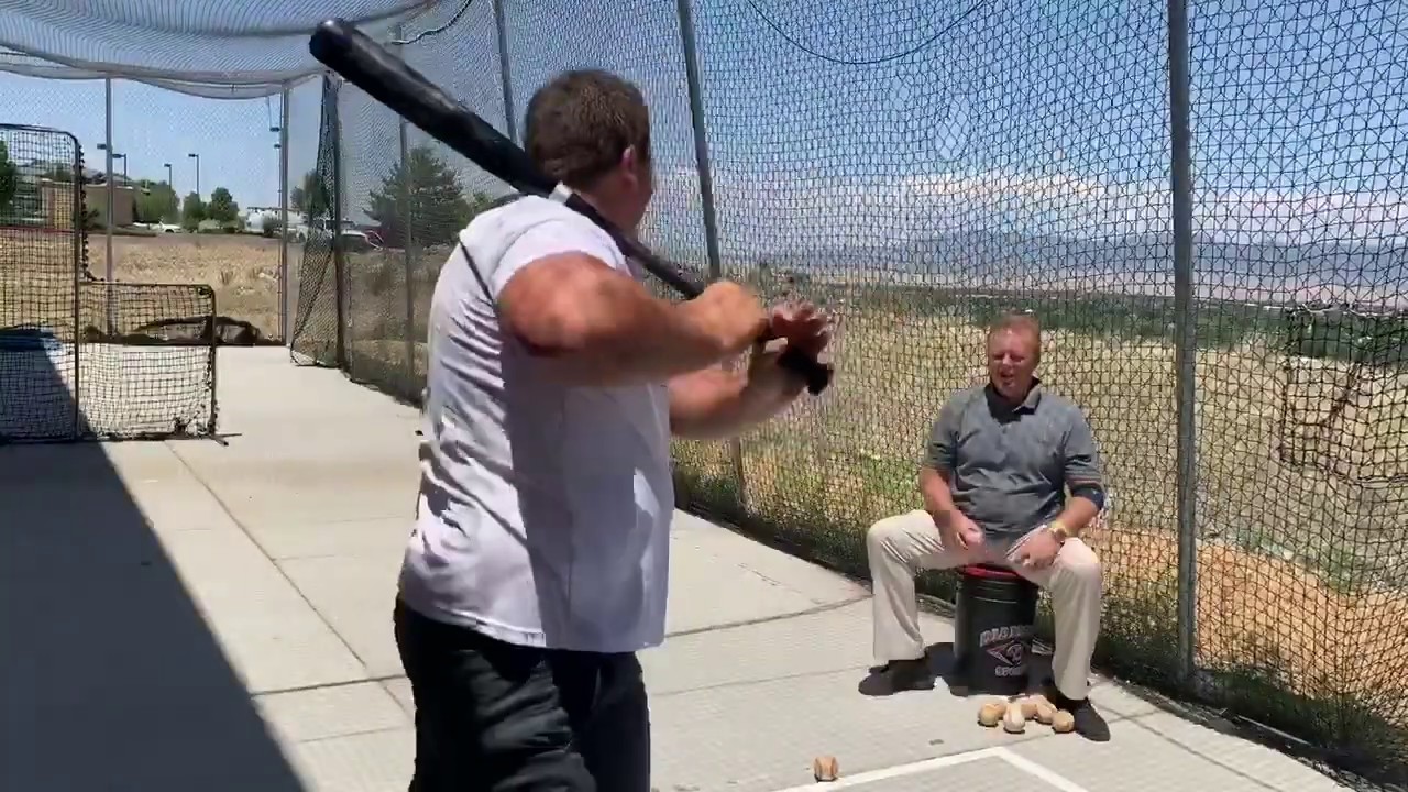 HITTING DRILL: How to hit off speed pitches with MORE POWER!!