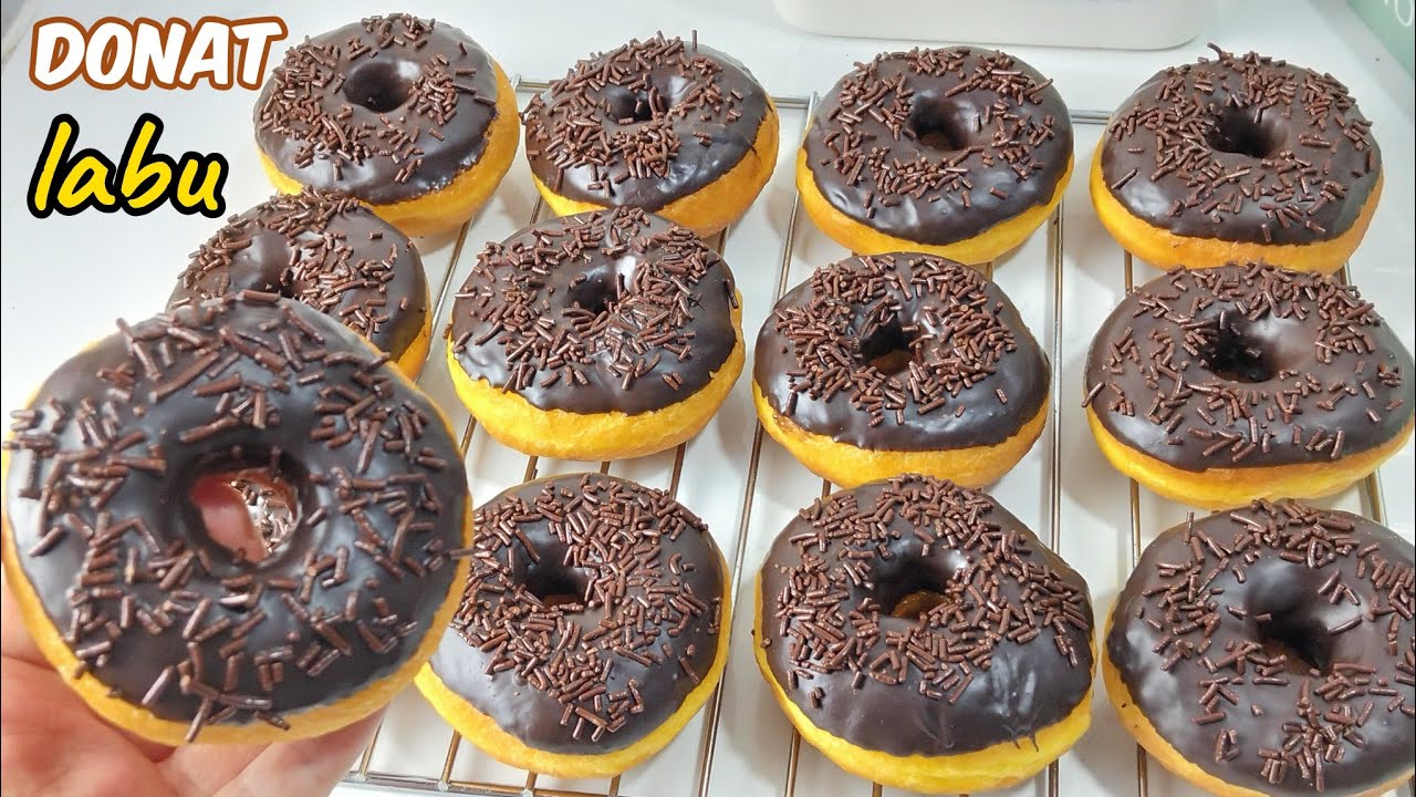 IDE JUALAN DONAT LABU PALING LEMBUT DAN EMPUK TAHAN BERHARI HARI 