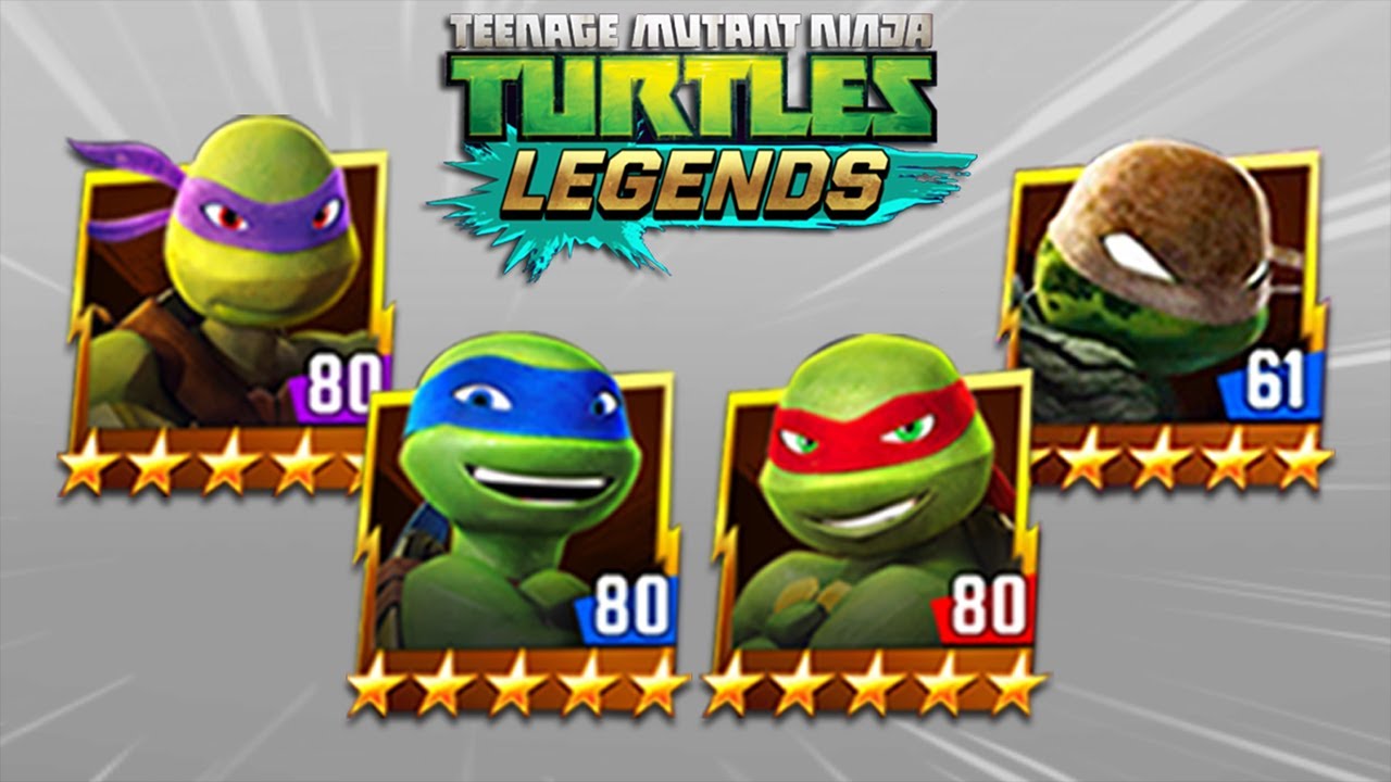 TMNT Legends Leo, Raph, Donnie, Mikey Vision Quest