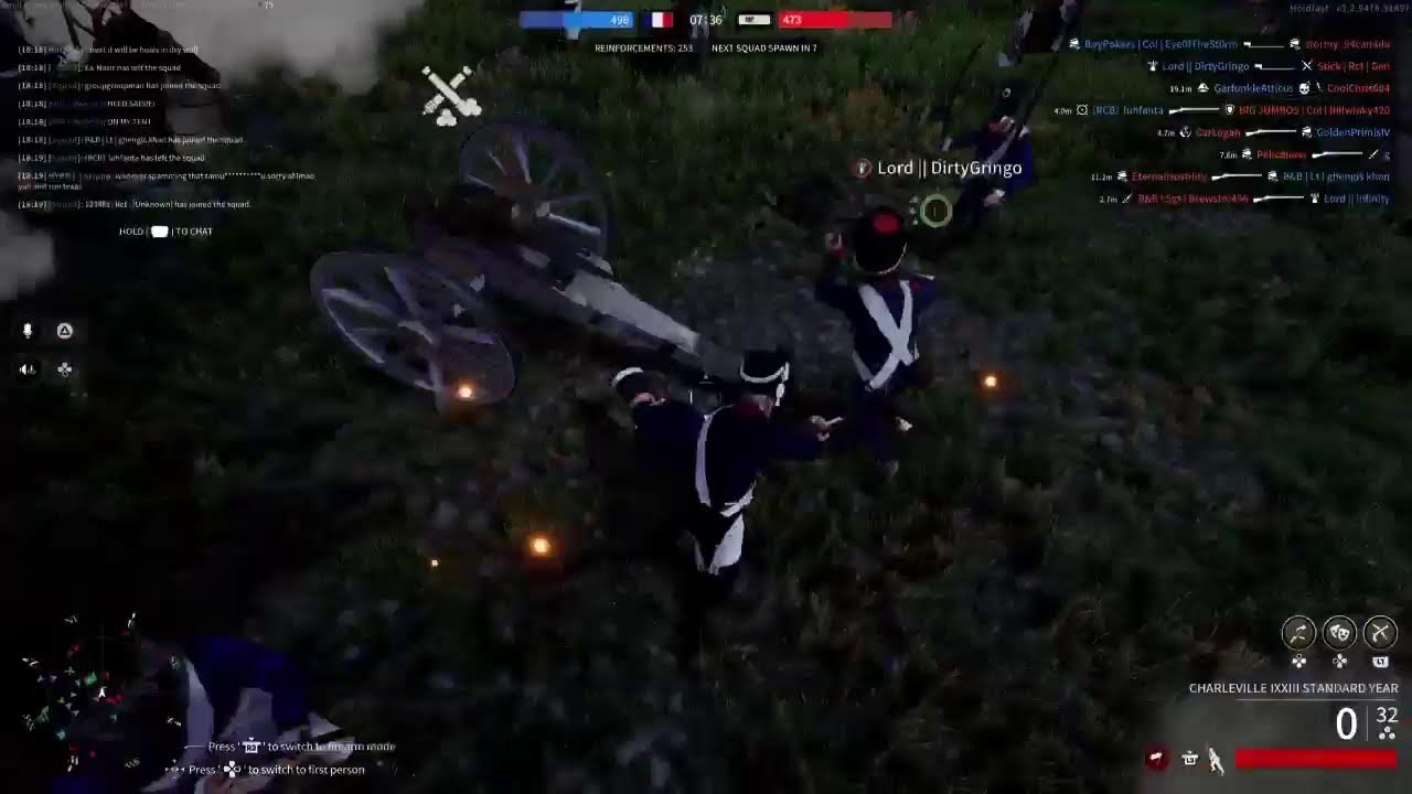 Holdfast Holiday Line Battle [Nearly banned for not knowing rules]