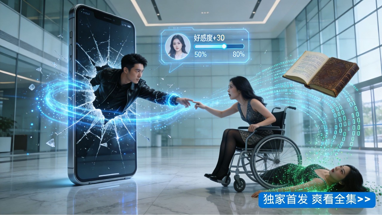 穿越成短劇軟飯男，系統要我刷好感度，給輪椅上的首富老婆穿上黑絲後比青梅竹馬還性感，看著輪椅上漂亮又多金的老婆，我决定躺平，後來，那個想害我的青梅竹馬，是被她從輪椅上站起來親手送進監獄的#穿越