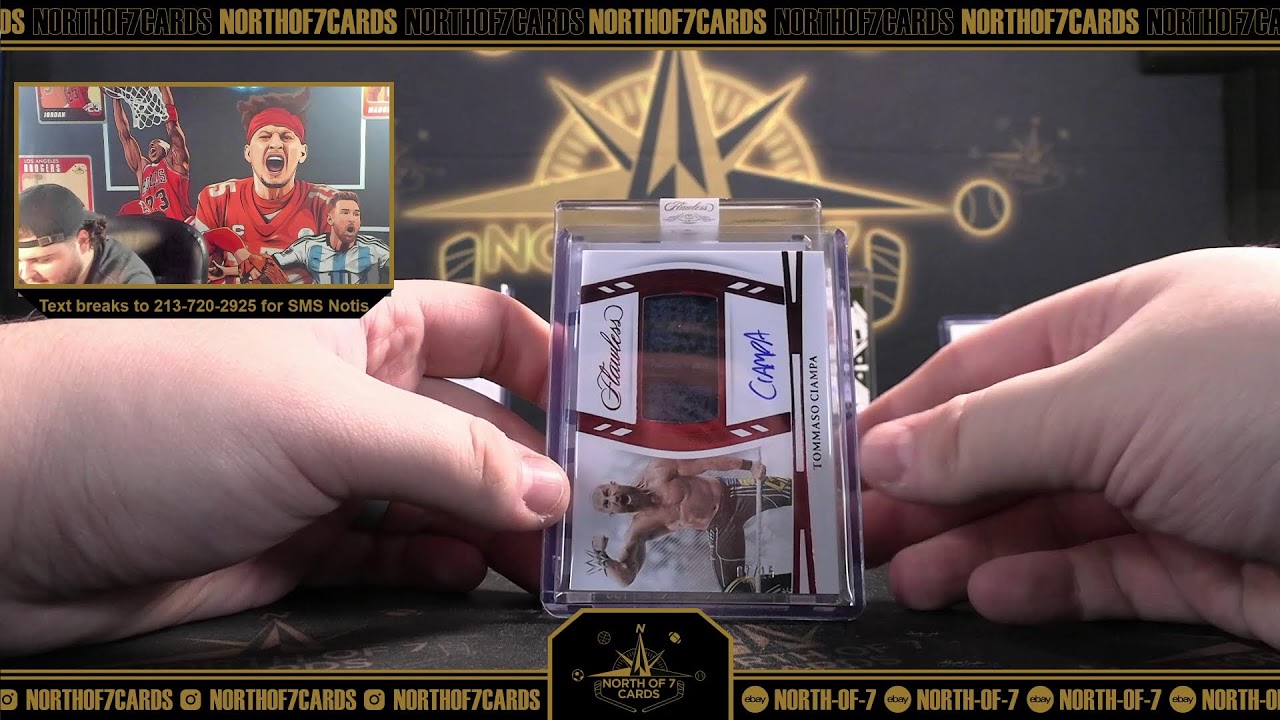 2024 Panini Flawless WWE 1X Case 2X Box Player BREAK #4 &mdash; 15 января