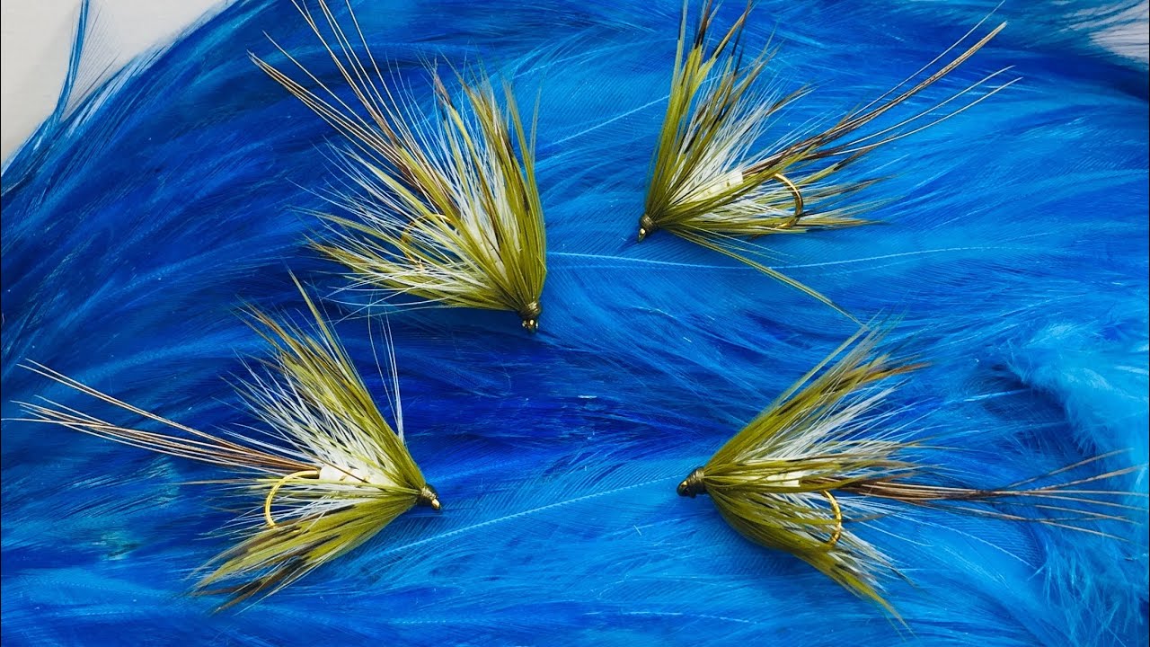 Tying a mayfly, Corrib Green (Wet fly)