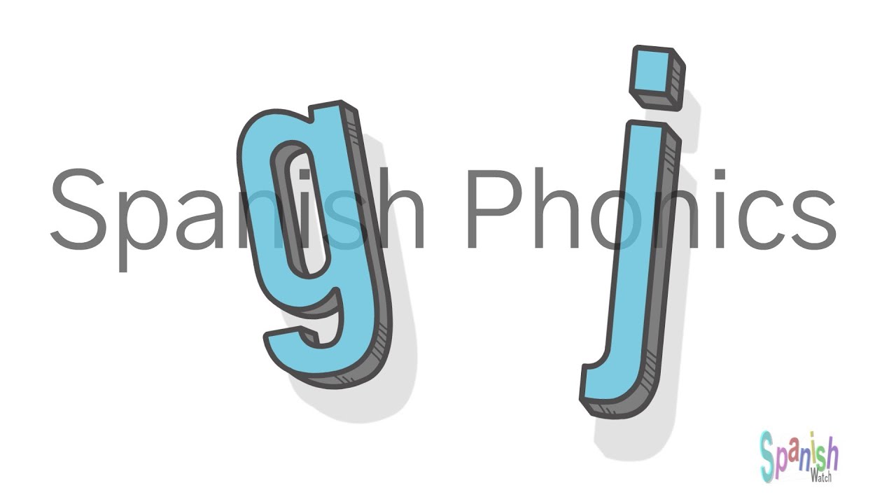Spanish lessons | Letters  G and J pronunciation.