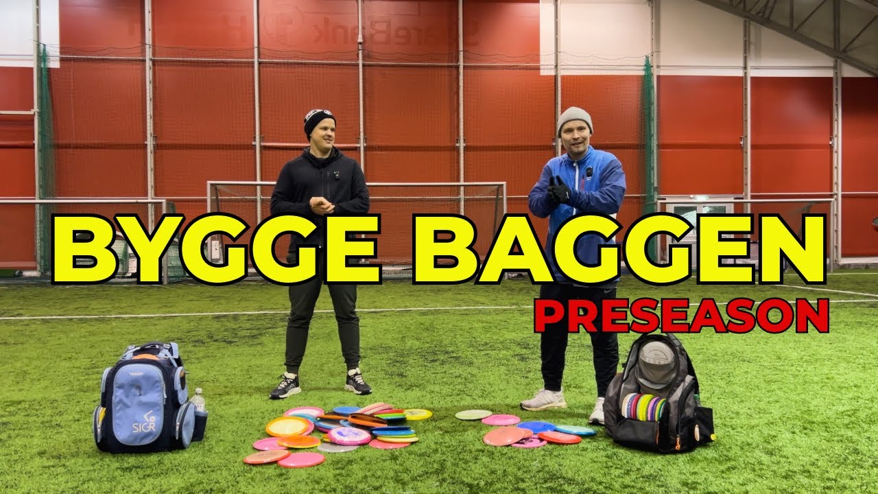 Bygg discgolf baggen i pre-season