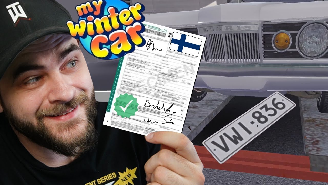 Samochód zarejestrowany - My Winter Car (odc. 34)