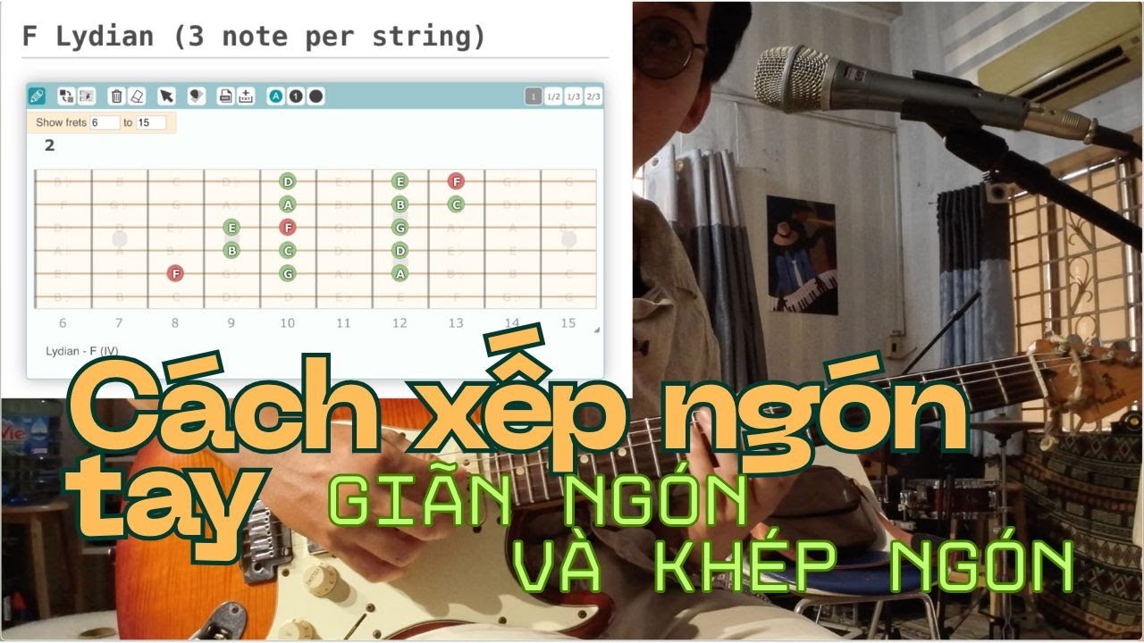 Cách xếp ngón khi tập âm giai khi solo, một số mẹo và quy tắc cơ bản