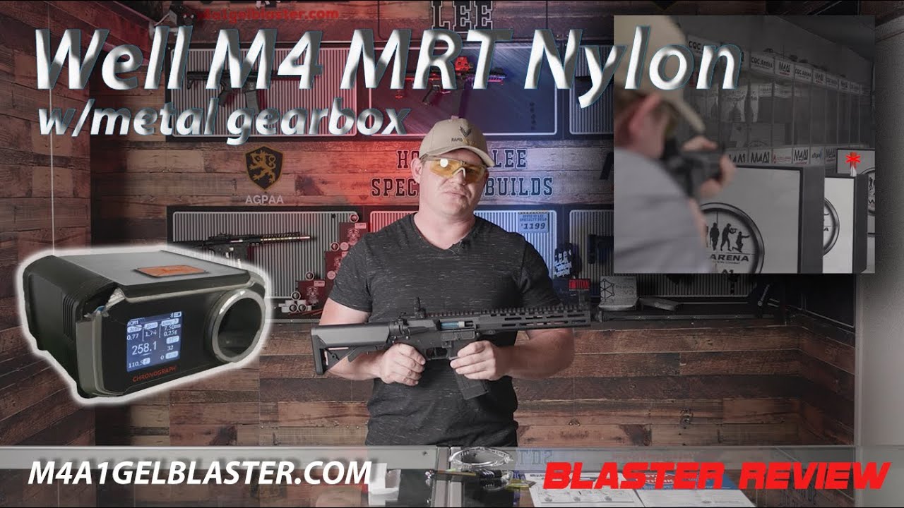 The Well M4 MRT Nylon with Metal Gearbox - M4A1 Gelblaster Review