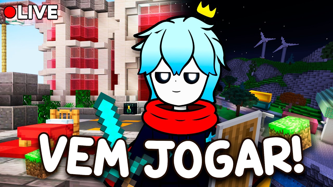 Minecraft mas HOJE A GENTE SOFRE NOS MINIGAMES😵