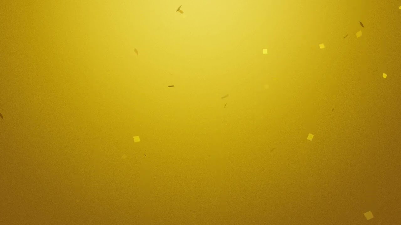 【フリー素材】金背景と紙吹雪   gold background【Free Background Effects】