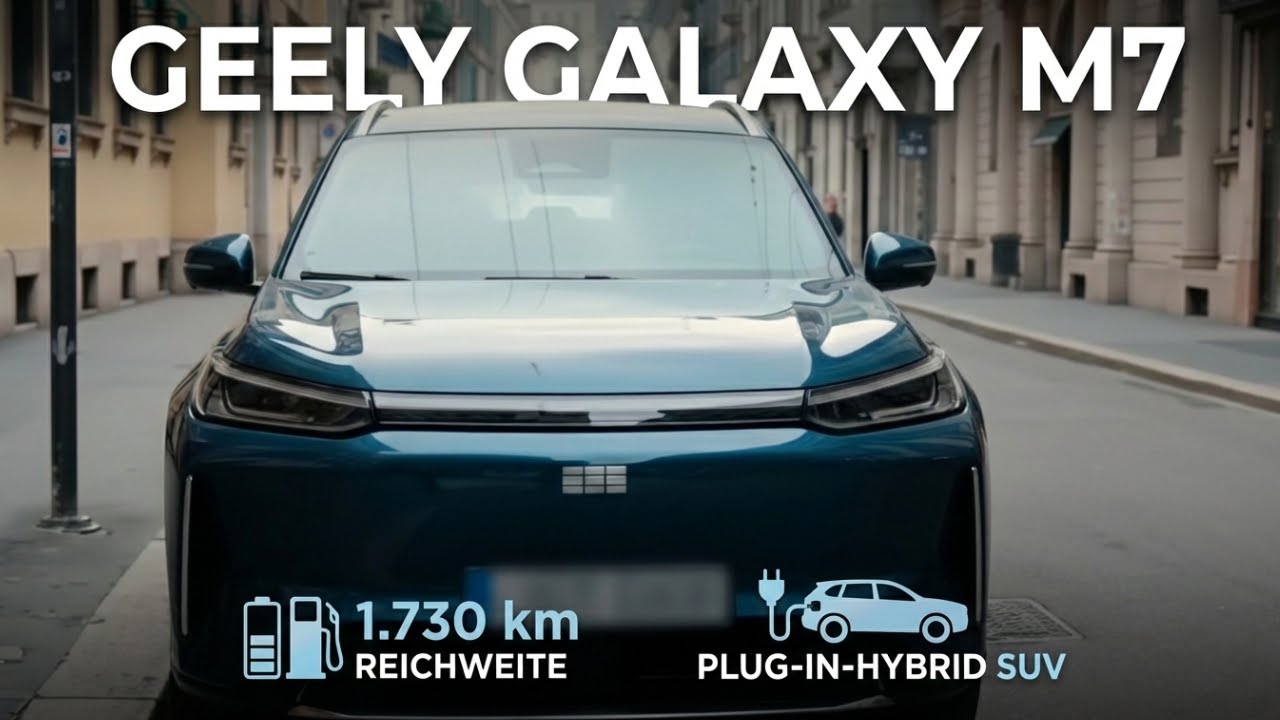 2026 Geely Galaxy M7 kombiniert Elektro-Reichweite und Langstreckenkomfort