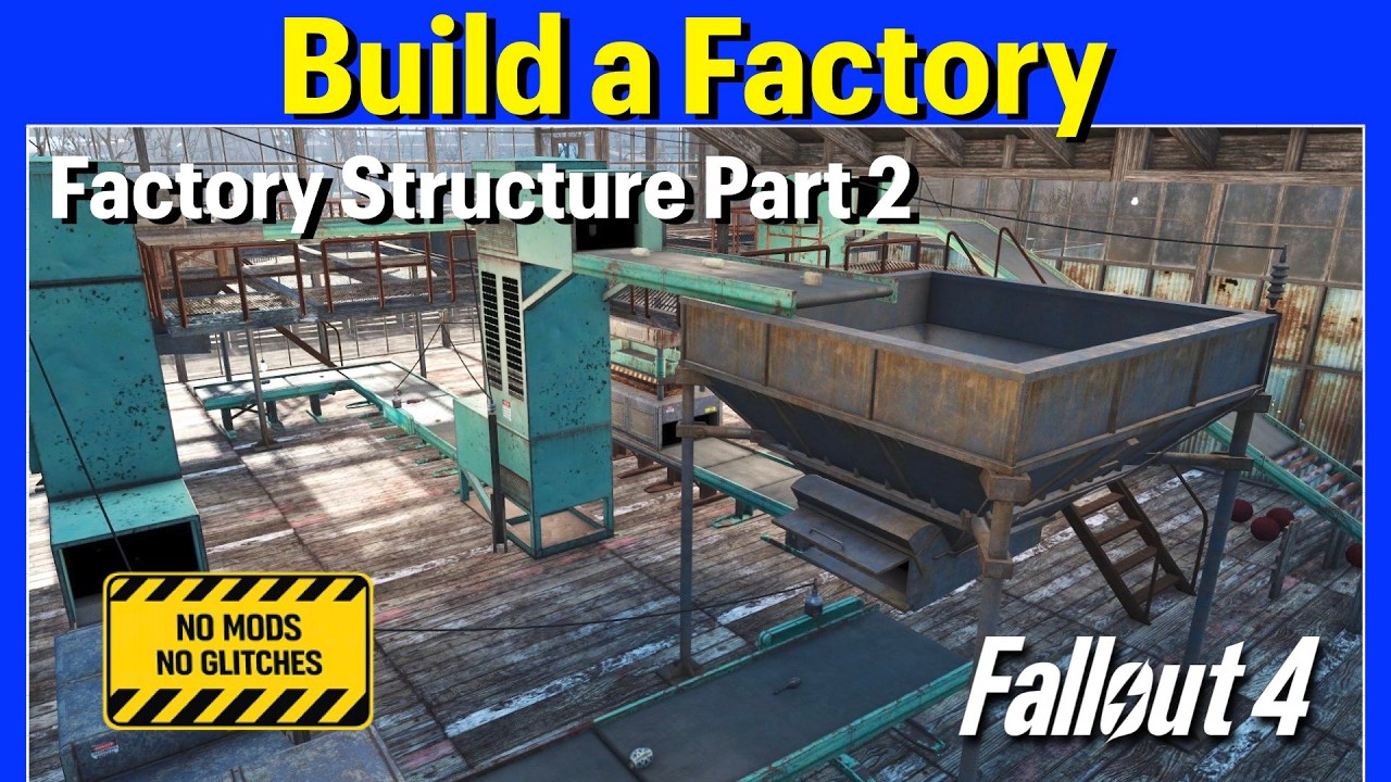 Finish Your Factory in Fallout 4 No Mods - Part 2