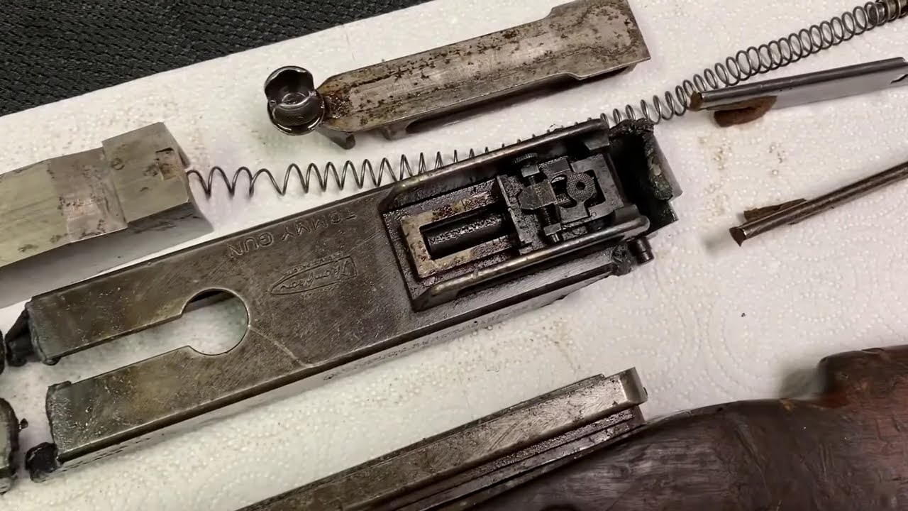 The most recent import of Thompson 1928 and M1A1 parts kits