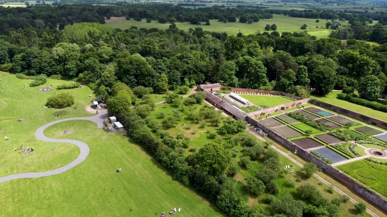 Attingham Park Estate Shropshire Aerial Drone Footage 2022