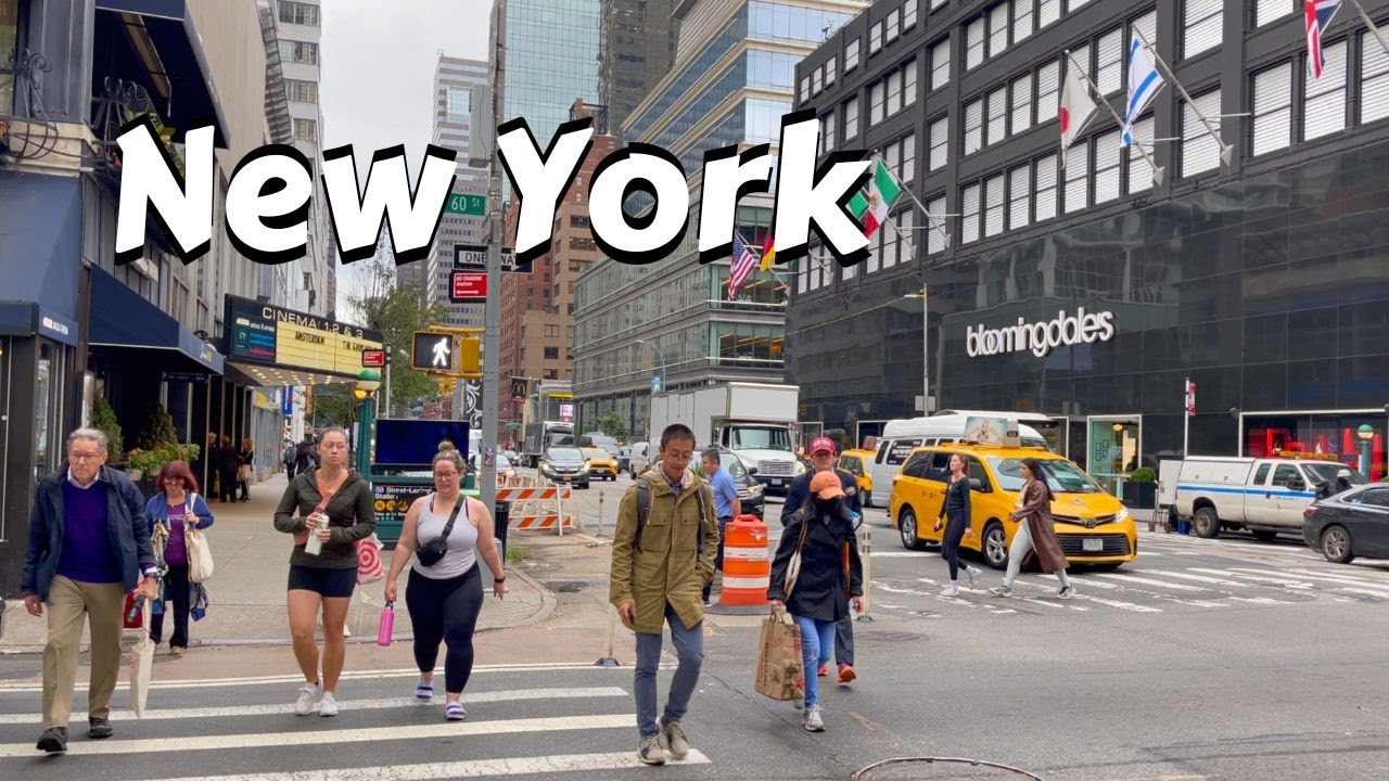 Manhattan NYC Tour 2022 - 4k New York City Walk - Walking Lexington Avenue USA Travel
