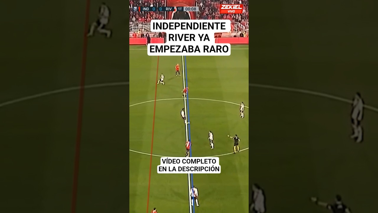 Independiente River ya empezaba raro