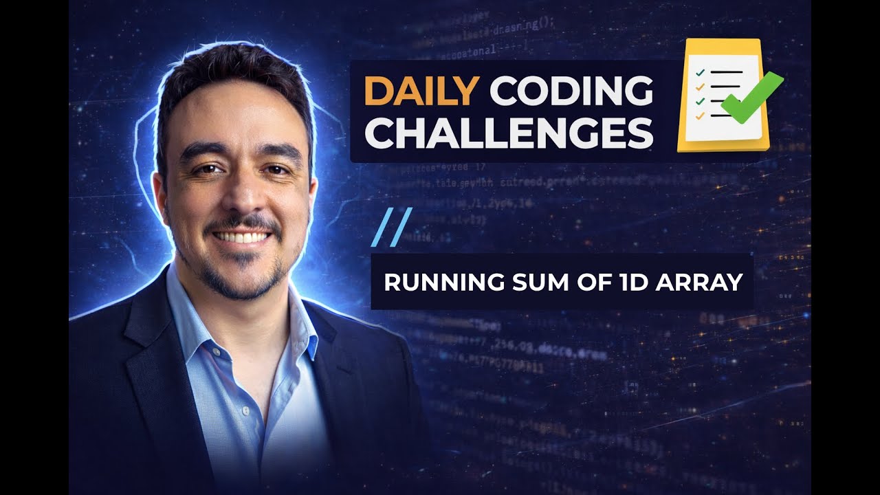 Daily Coding Challenges: Running Sum of 1D array