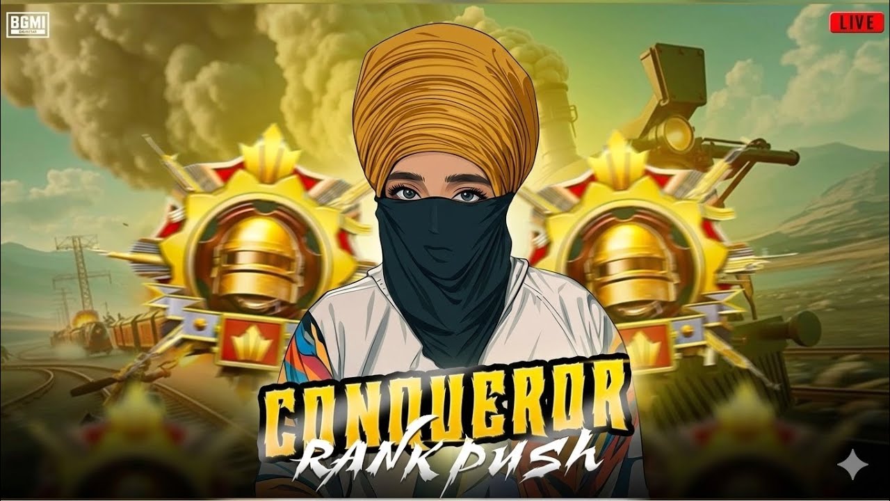BGMI LIVE: AGGRESSIVE PUSH TO CONQUEROR | 1V4 CLUTCH ONLY | JOIN NOW!