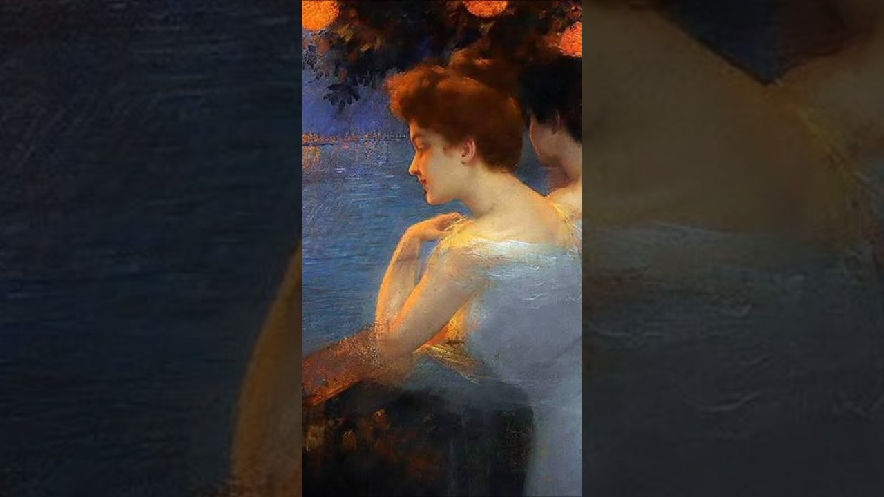 Delphin Enjolras (1857-1945), French Academic painter, pastellist and watercolorist