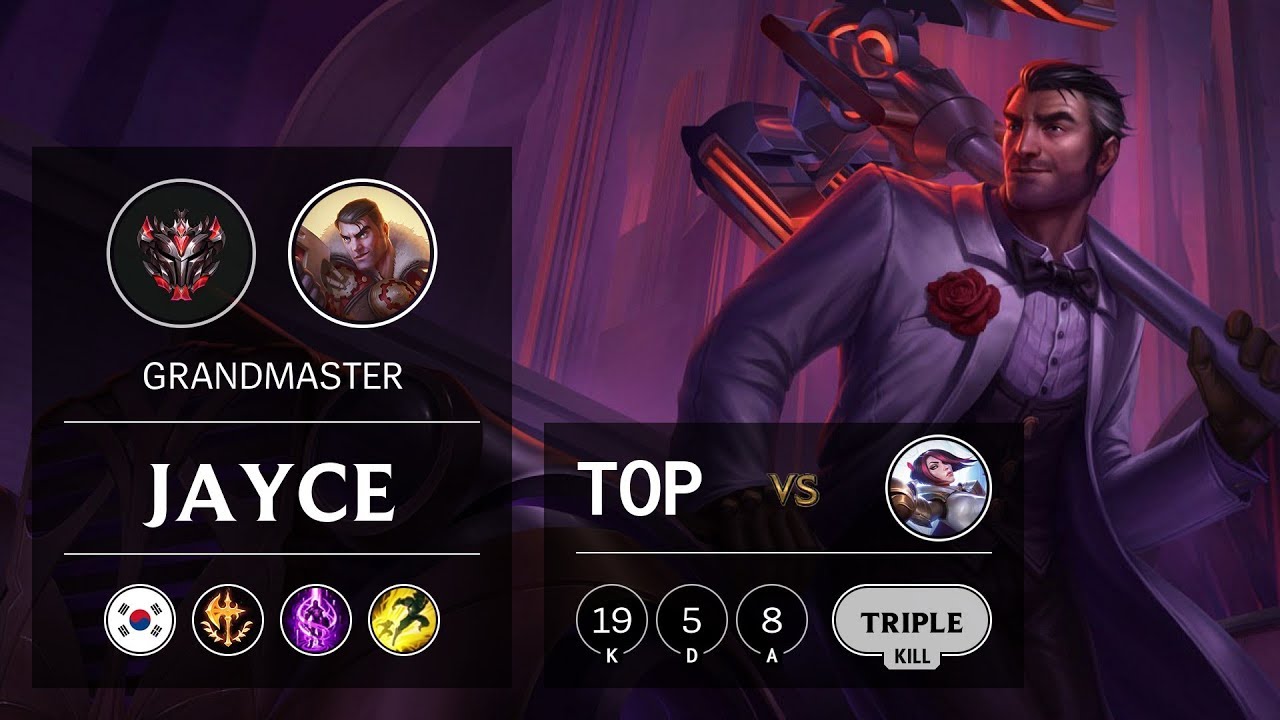 Jayce Top vs Fiora - KR Grandmaster Patch 9.17