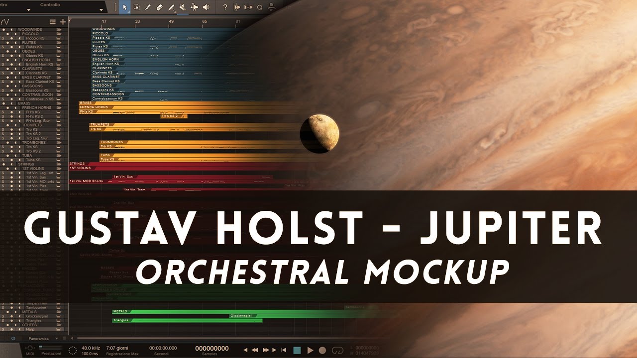 Gustav Holst - Jupiter Orchestral Mockup (by Claudio Pietronik)