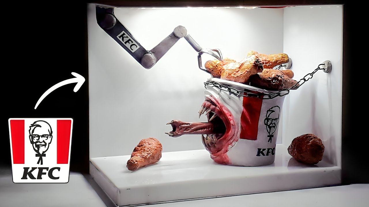 Making Scariest KFC In The Experiment Room | Alianmadex 