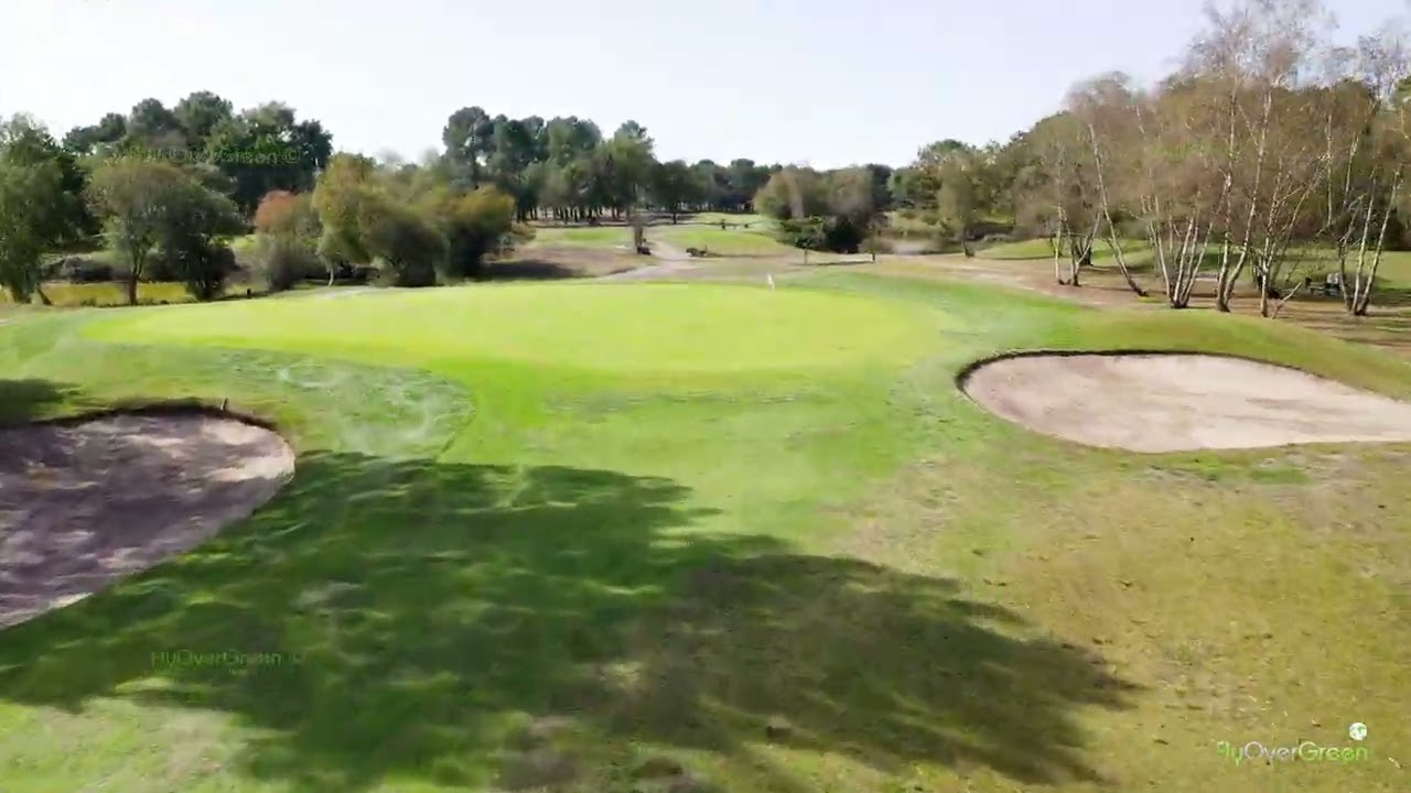 Golf International De Pessac - drone aerial video - Parcours 18 trous - Hole#01