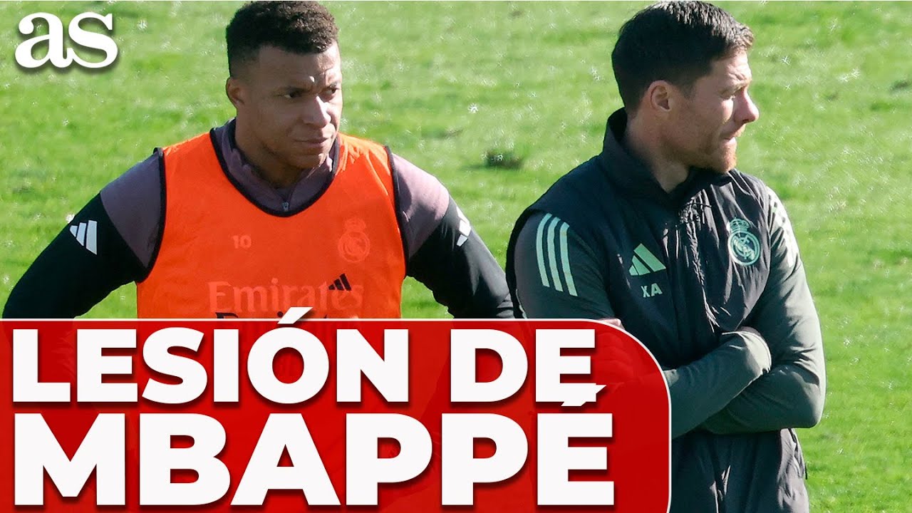 El MOMENTO EXACTO de la lesi&oacute;n de MBAPP&Eacute; en el entreno a puerta abierta: SU CARA, UN POEMA