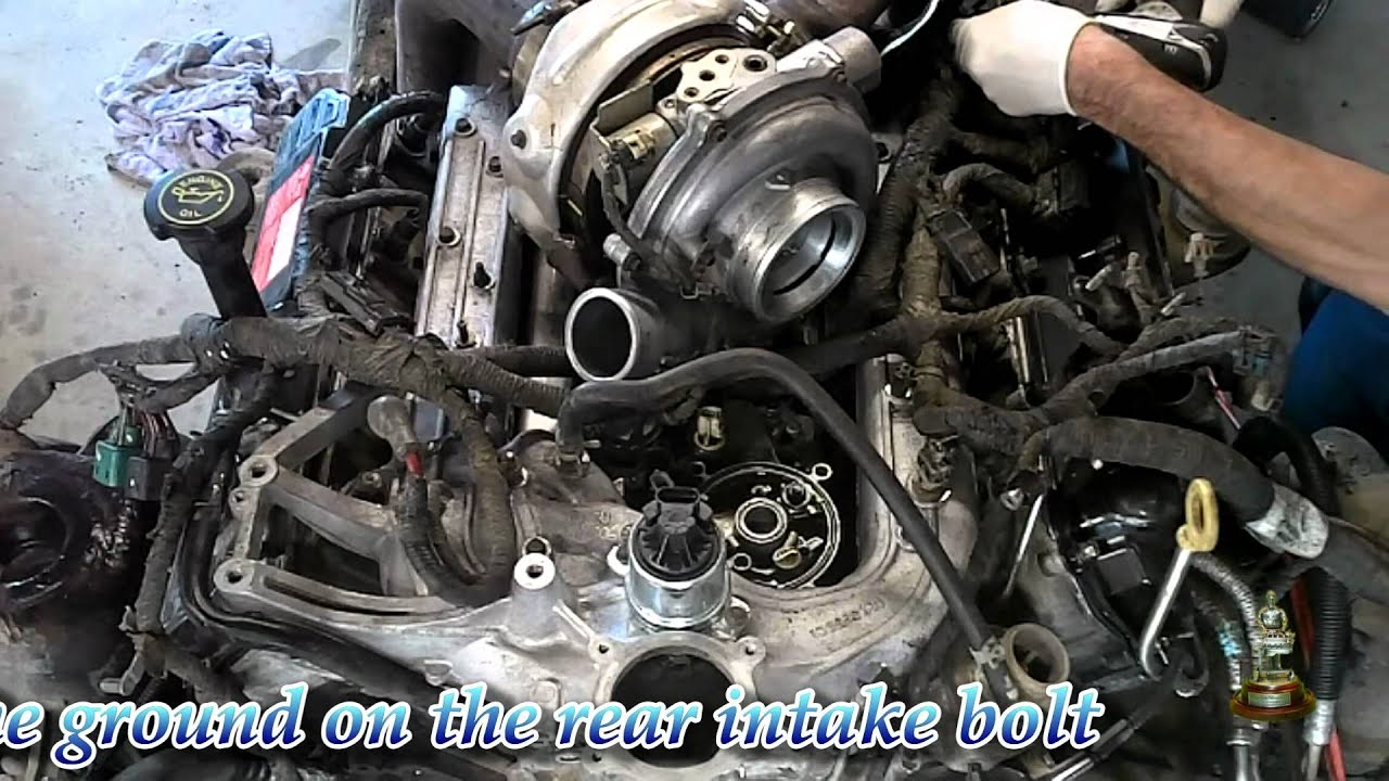 6.0 Liter Ford Powerstroke - Engine Reassembly For Cab Installation HD