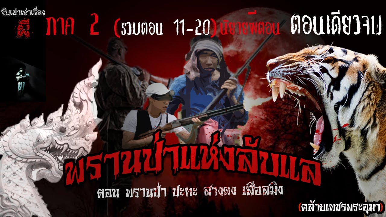 เล่าเรื่องผี | พรานป่าเมืองลับแล  พราน ปะทะ สางดง เสือสมิง (รวมเรื่องน่ากลัว)| จับเข่าเล่าเรื่องผี