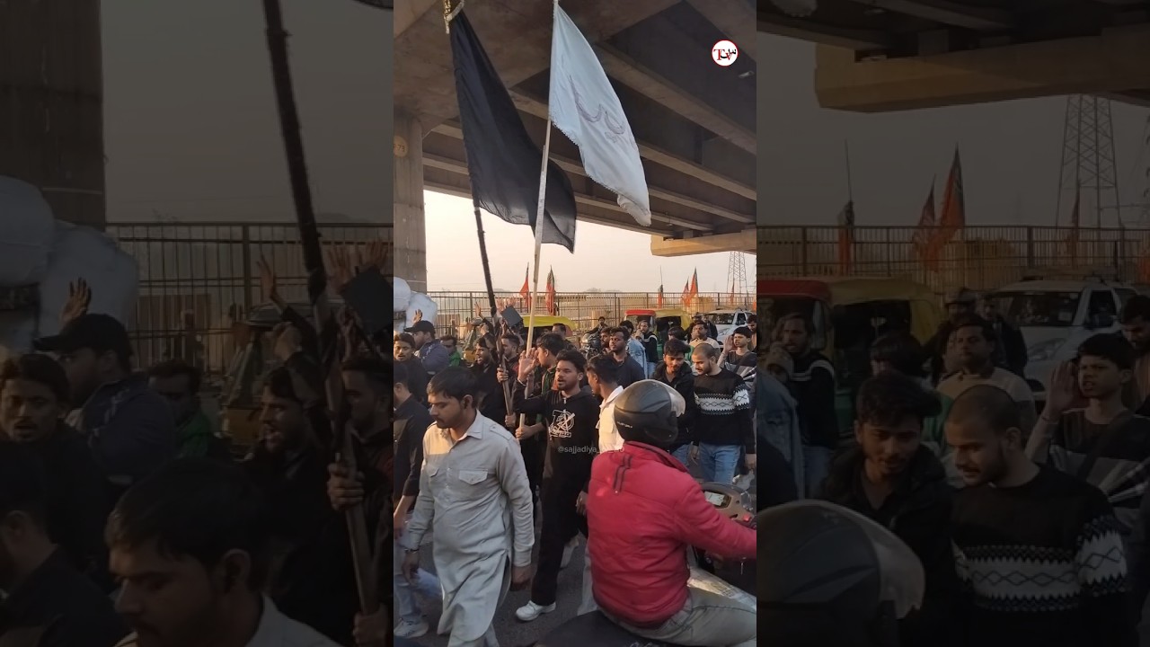 28 Rajab juloos delhi,|| khajuri to jor bagh Karbala juloos 28 Rajab delhi