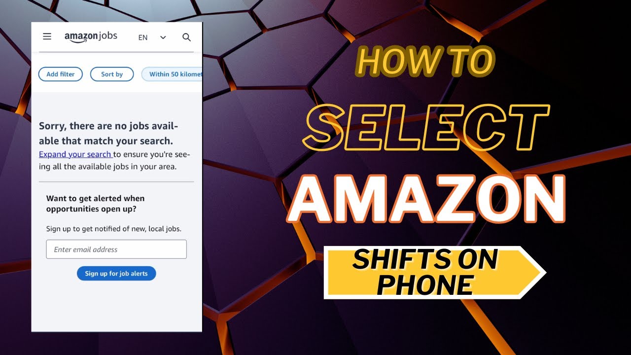 Amazon Canada Warehouse Jobs Extension: iPhone Orion Browser Tutorial