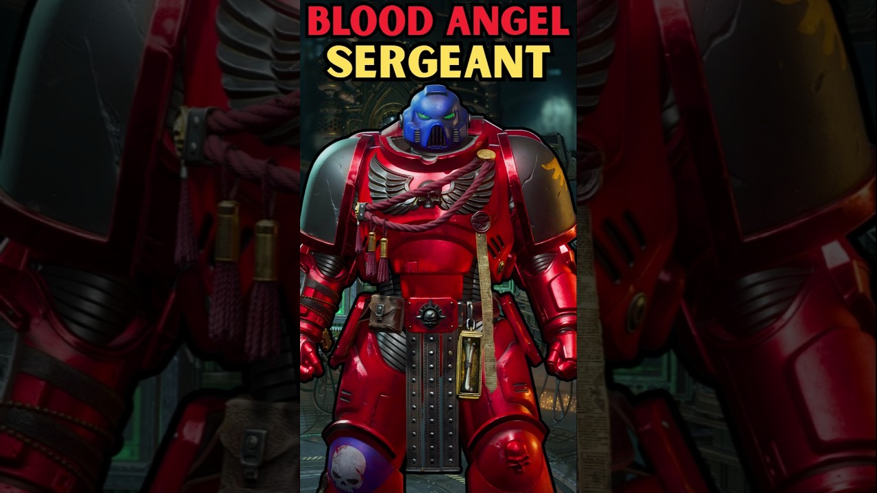 Creating a Blood Angel Sergeant in Space Marine 2 #spacemarine2 #warhammer40k #gaming
