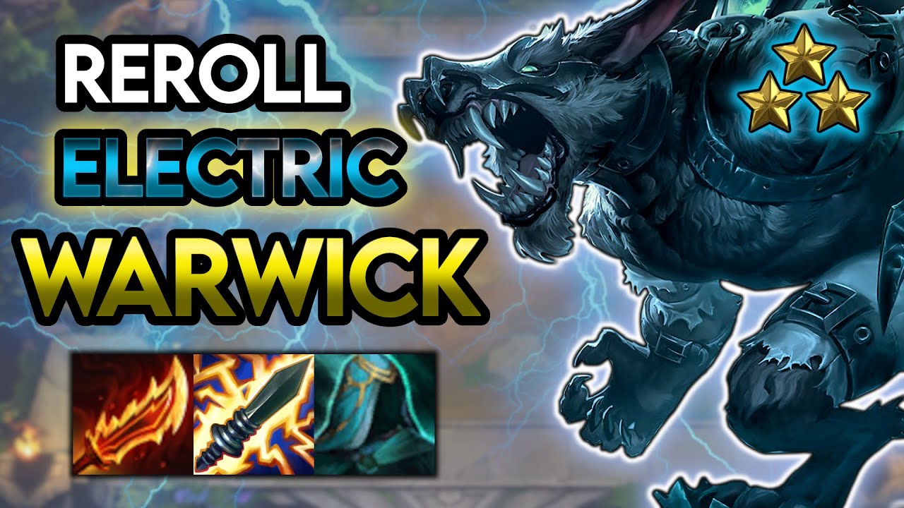 STATTIK SHIV WARWICK REROLL!! The ELECTRIC DOG! - Set 6 TFT