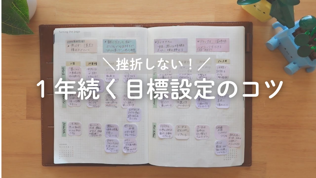 １年間続く！目標の立て方 | ほぼ日手帳で作るPDCAサイクル