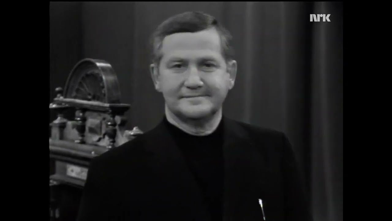 Dagfinn Grønoset hos Erik Bye 1971